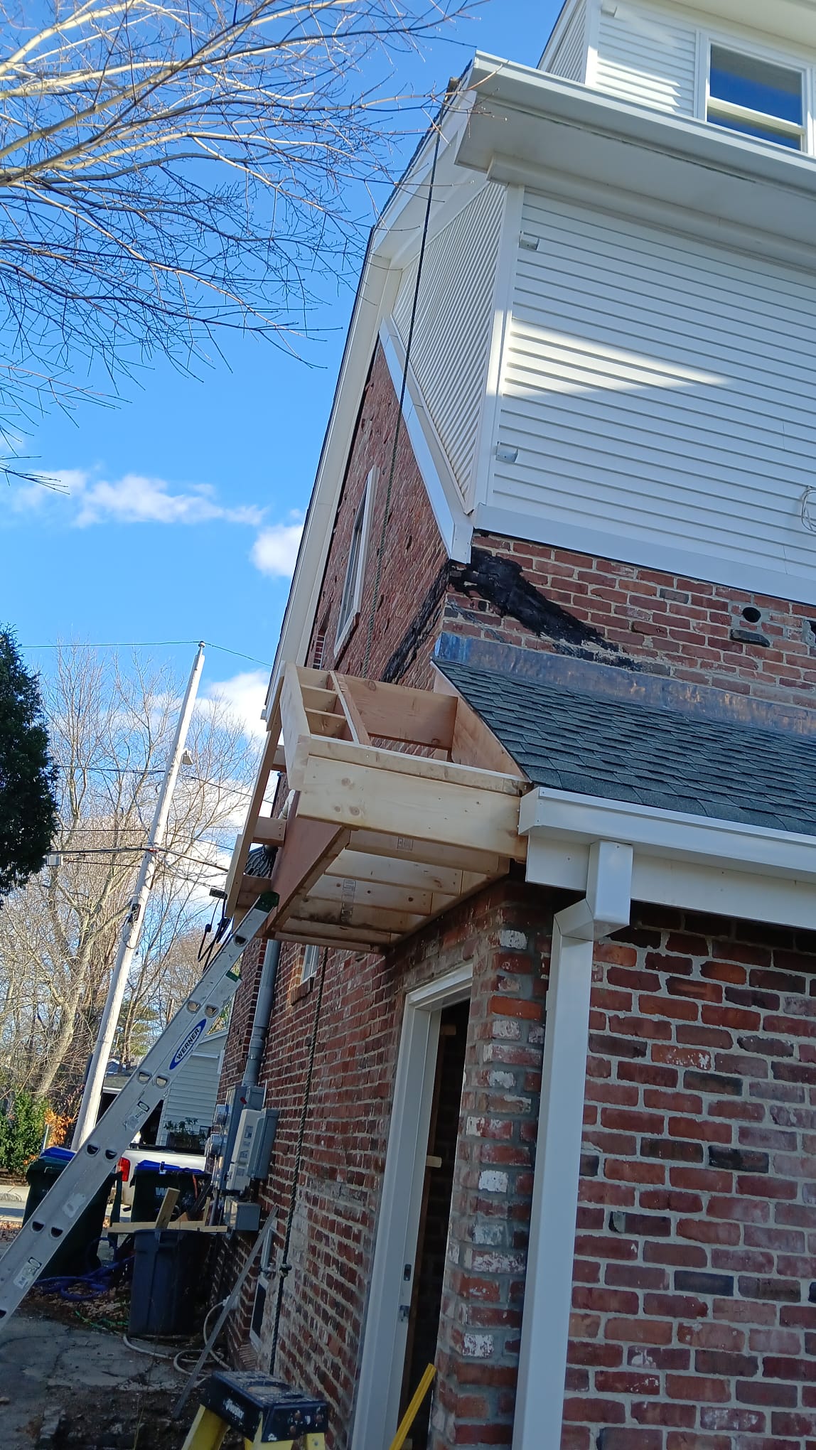 Before renovation - Standing Seam Metal Roof Installation